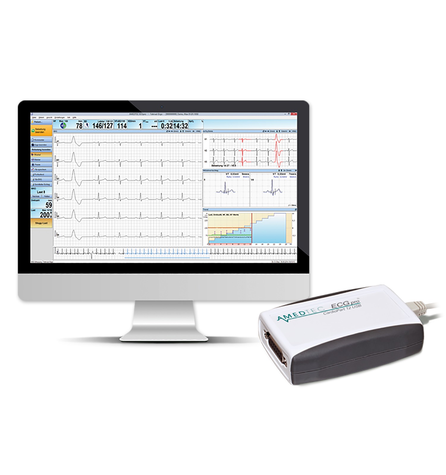 CardioPart 12 Ruhe-EKG von AMEDTEC – Bild 2